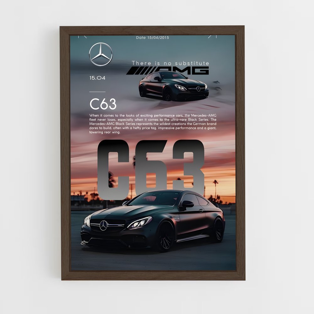 Poster Luxe de Performance – affiche Mercedes (vue 5)